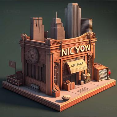 3D модель Гра Tycoon City New York (STL)